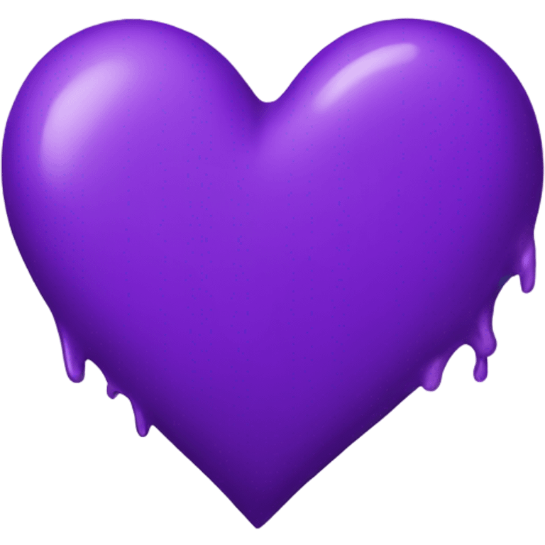 Purple heartbreak  emoji