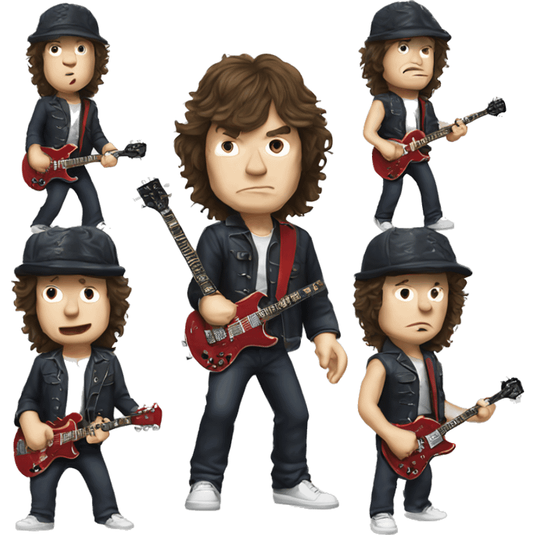 Angus Young Acdc emoji