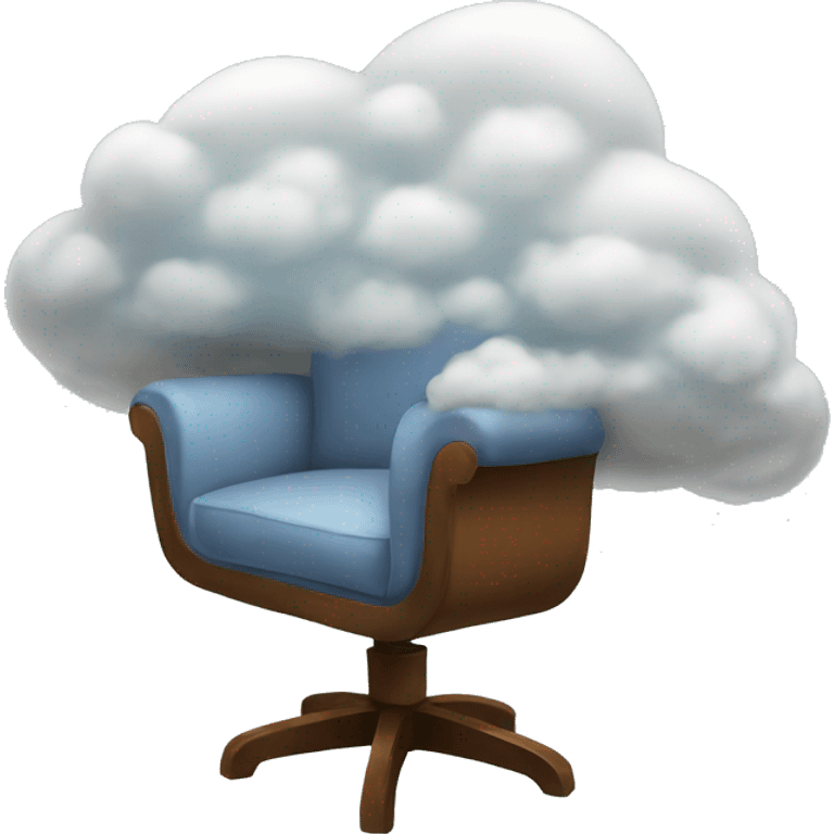 cloud chair  emoji