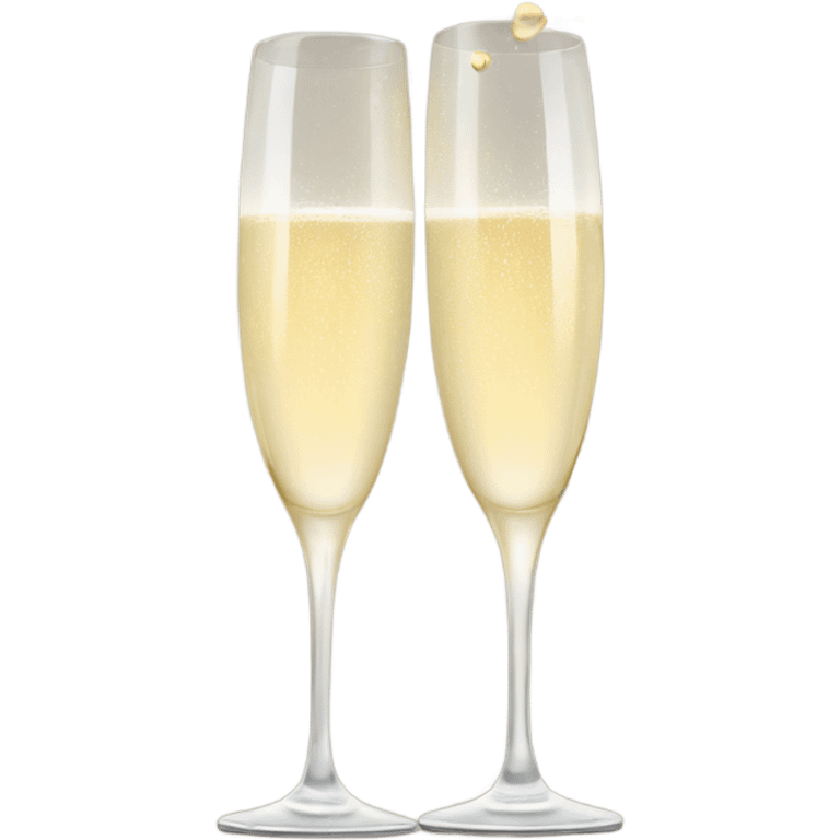 Champagne toast emoji