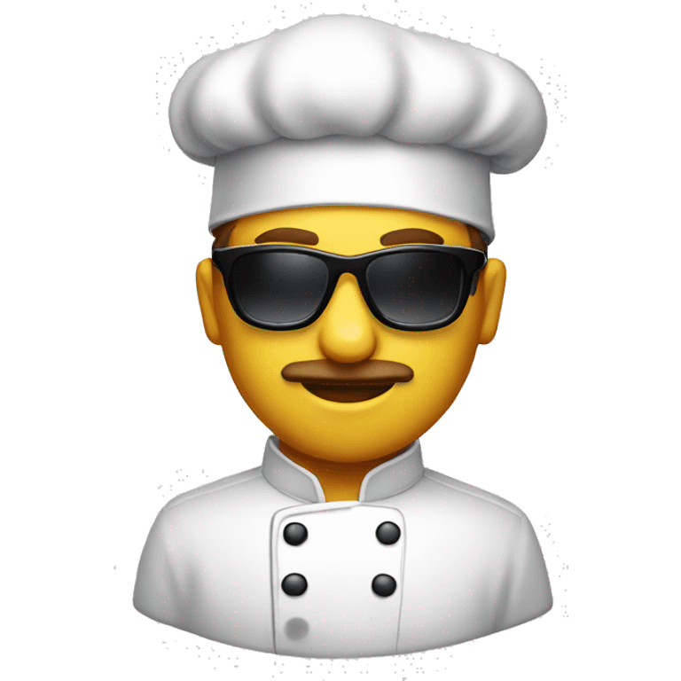 chef Sun glasses emoji