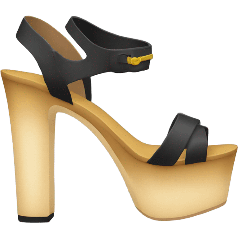 Super high platform sandal heels  emoji