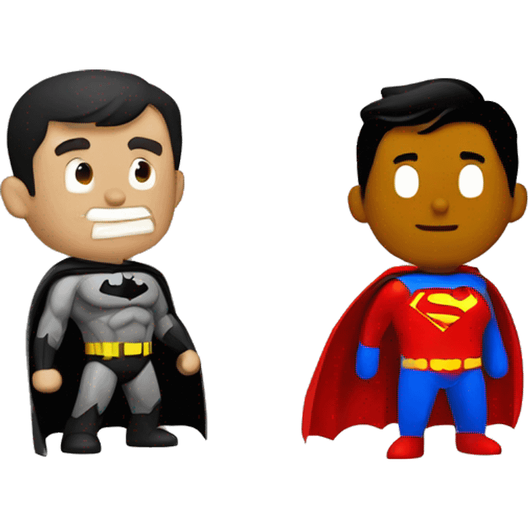 Superman vs batman  emoji