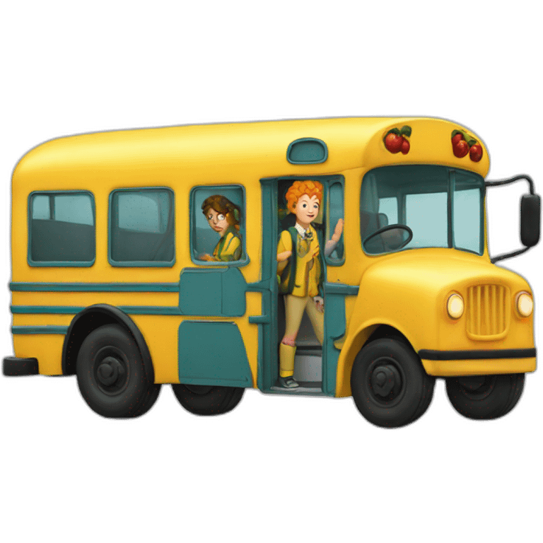 the magic school bus emoji