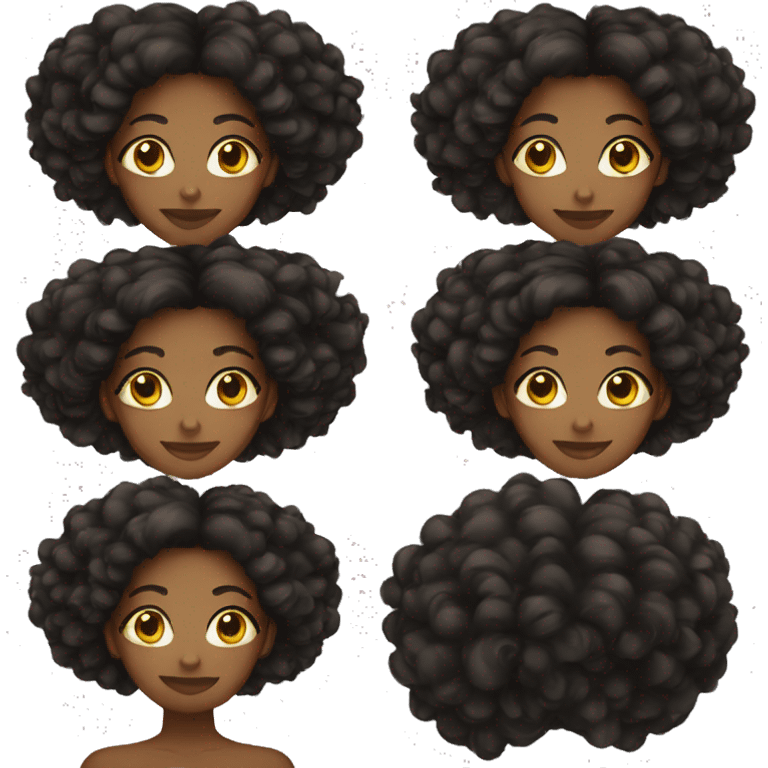 Afro American women emoji