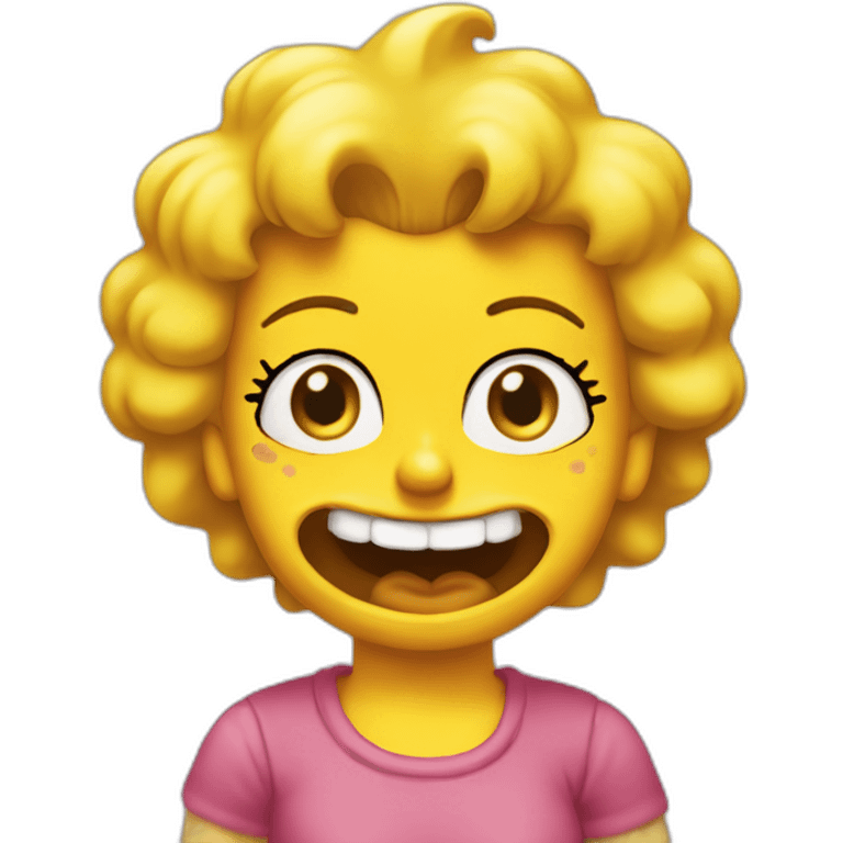 The lisa Simpson emoji