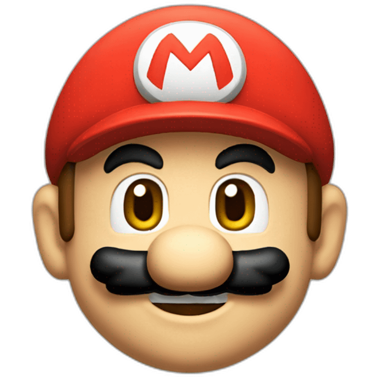 Super Mario Emoji pixelied emoji