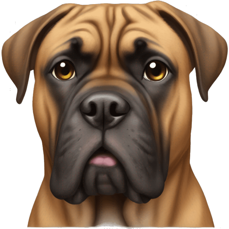 bullmastiff brindle  emoji