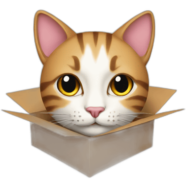 cat from gift box emoji