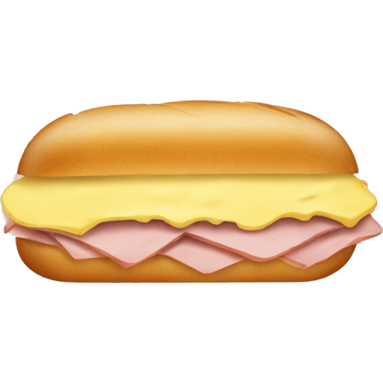 ham and butter baguette sandwich emoji