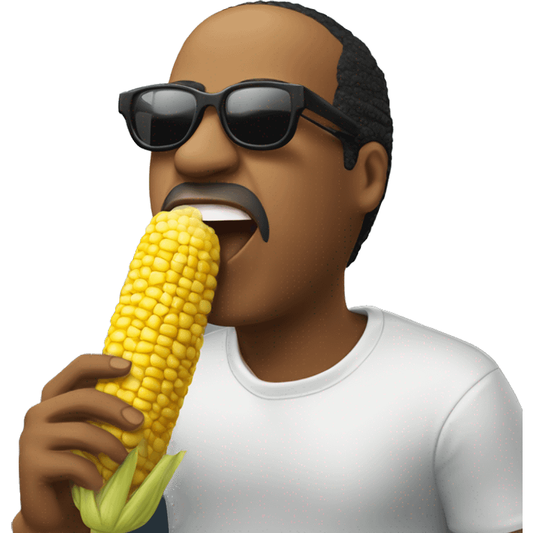 stevie wonder eating corn on the cob emoji