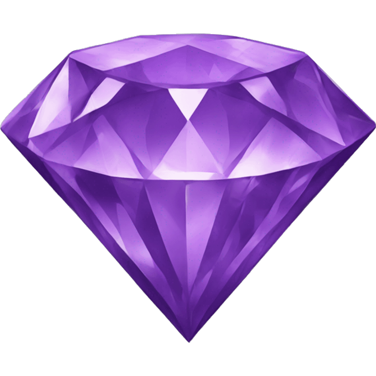 Purple diamond  emoji