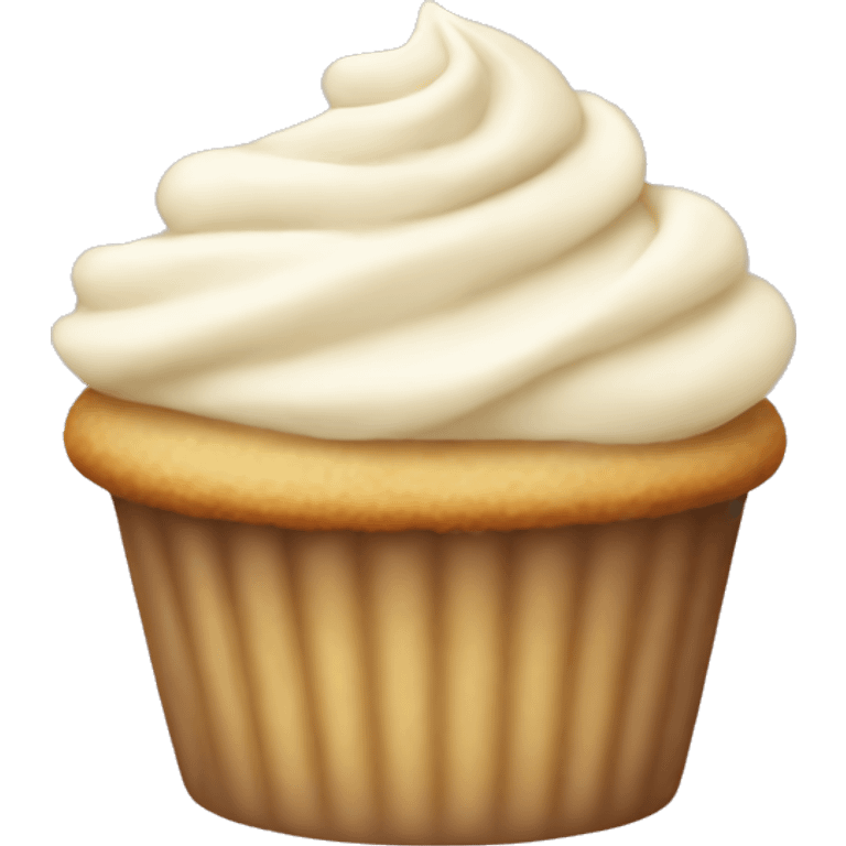 Vanilla cupcake soft emoji