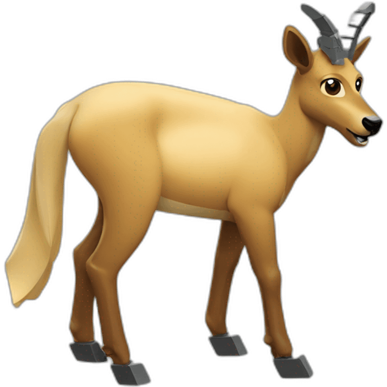 chamois playing Lego emoji