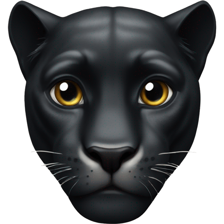 Black panther animal dangerous look emoji