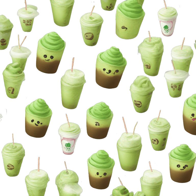 matcha boba takeaway emoji