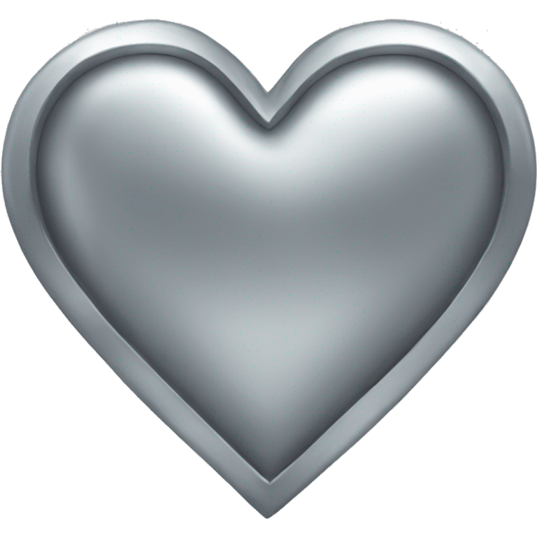 Platinum Heart  emoji