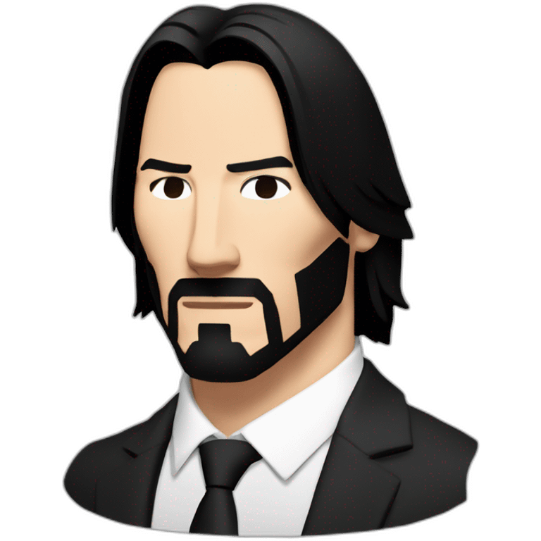 Keanu Reeves as John Wick emoji