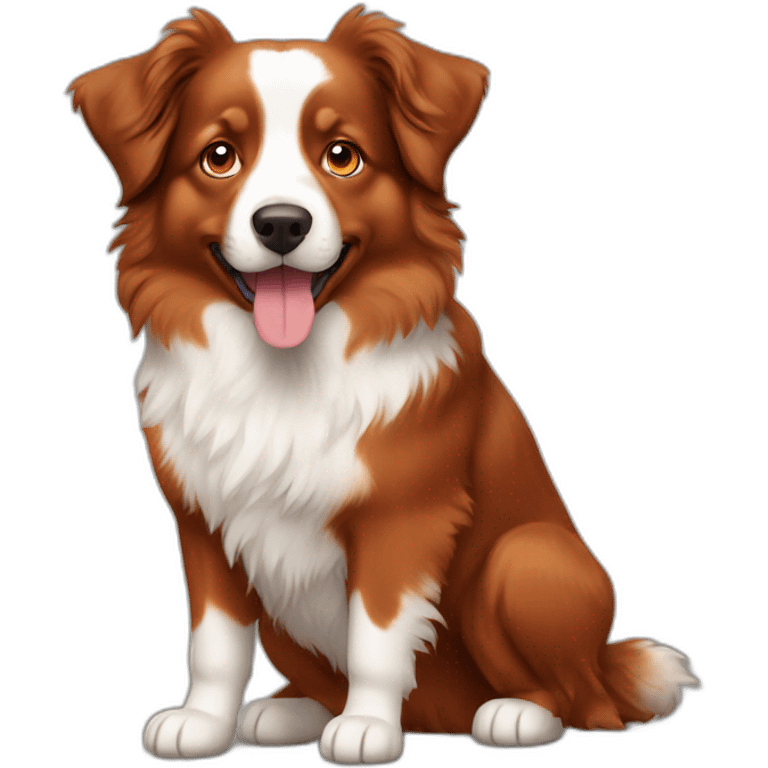 red australian shepherd emoji