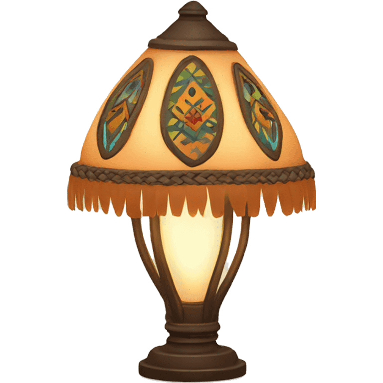 boho lamp emoji