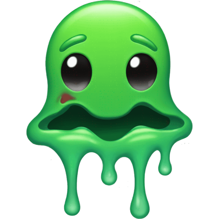 Green Slime Drip emoji