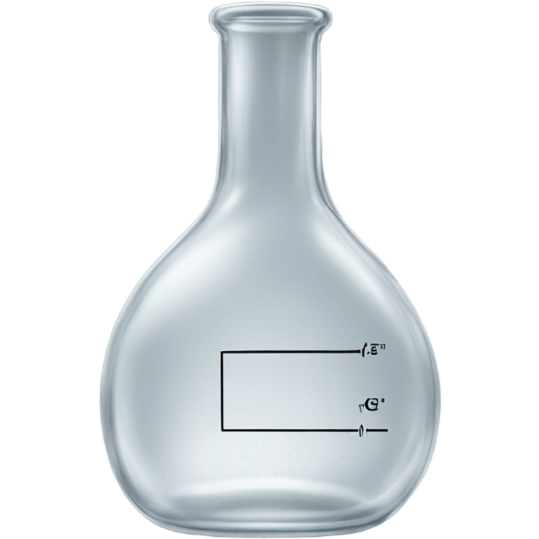 glass flask for analysis emoji