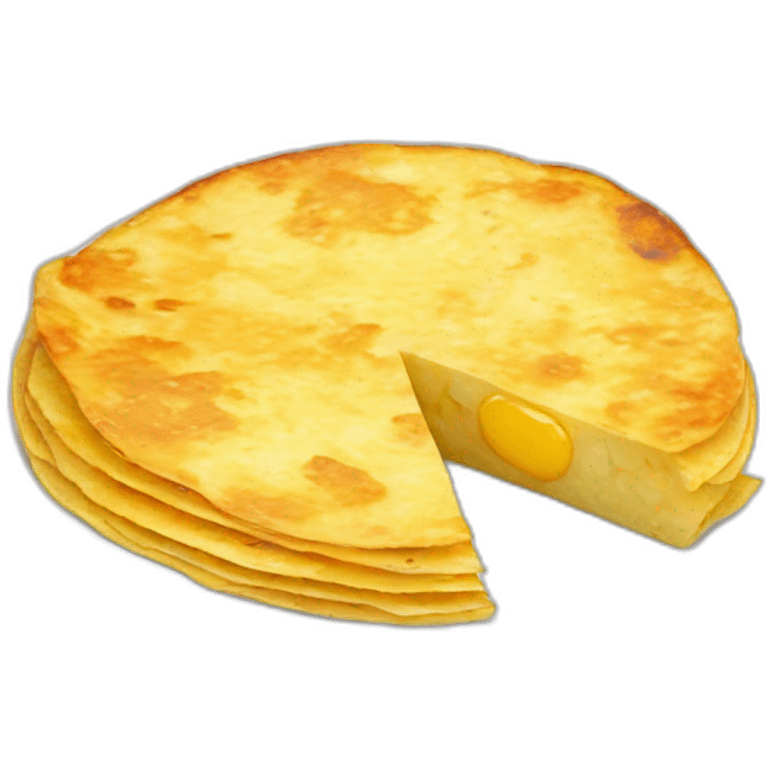 Tortilla de patatas con cebolla española emoji