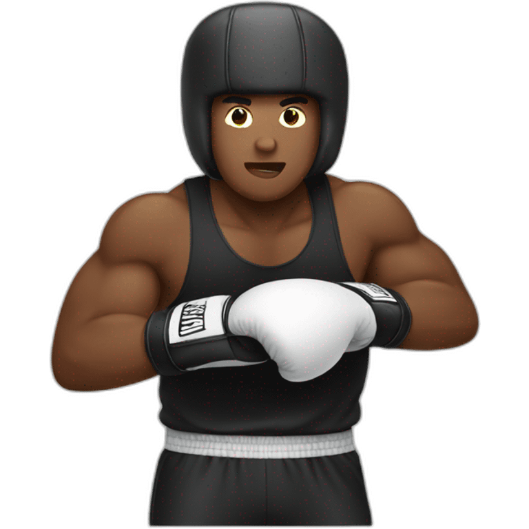 Man boxing emoji