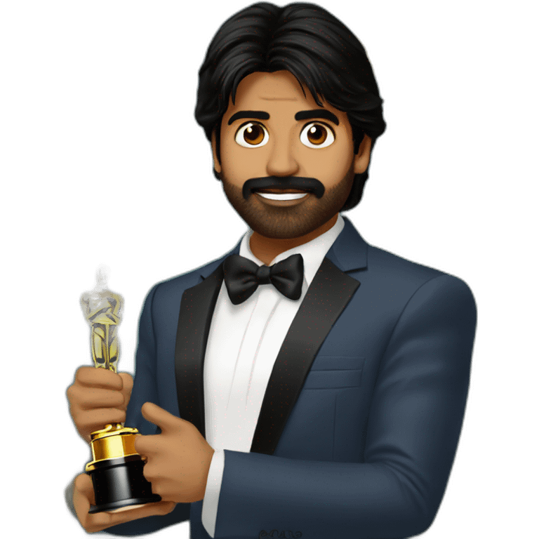 pawan kalyan holding an oscar emoji