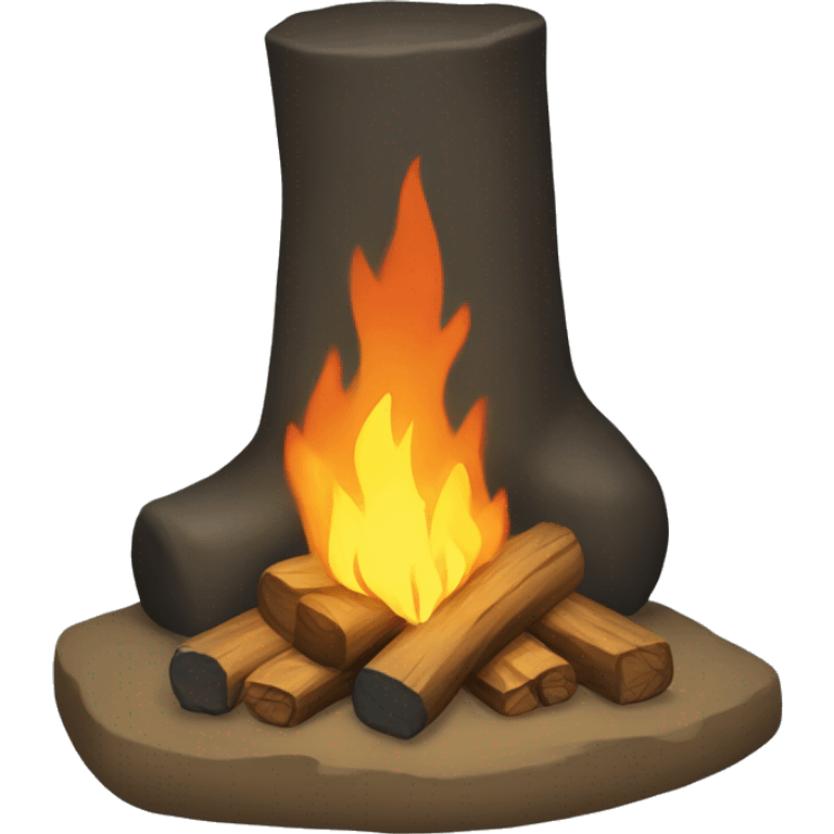 camp fireplace emoji