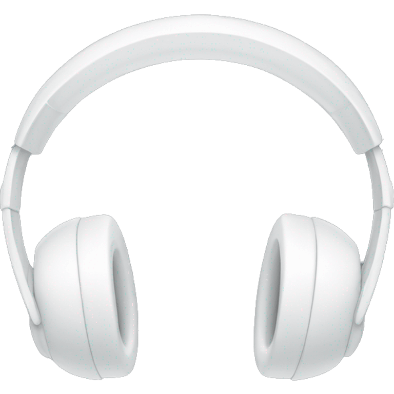 White headphones  emoji