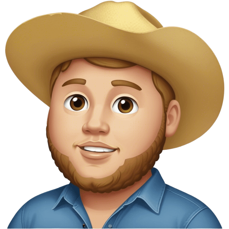 Luke Combs country music singer  emoji