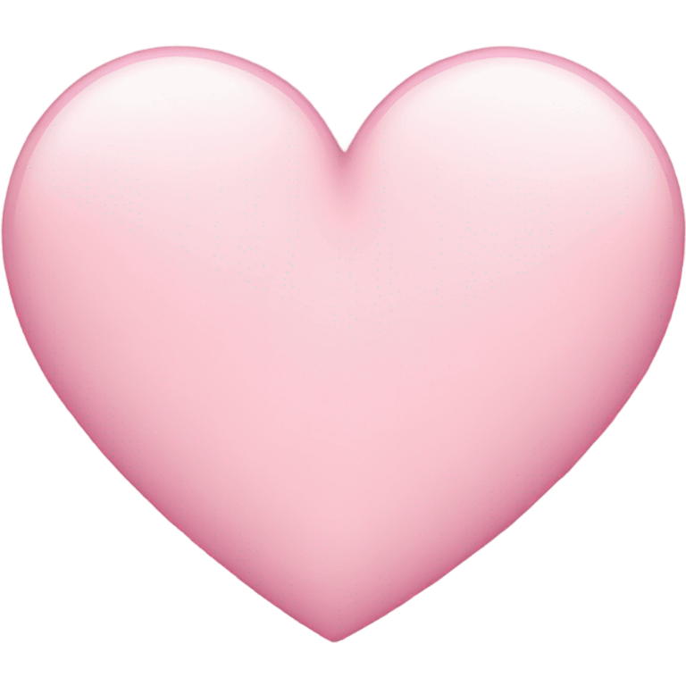 Baby pink heart emoji