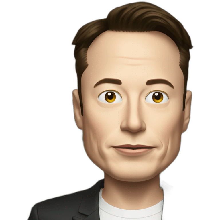 Elon musk with money emoji