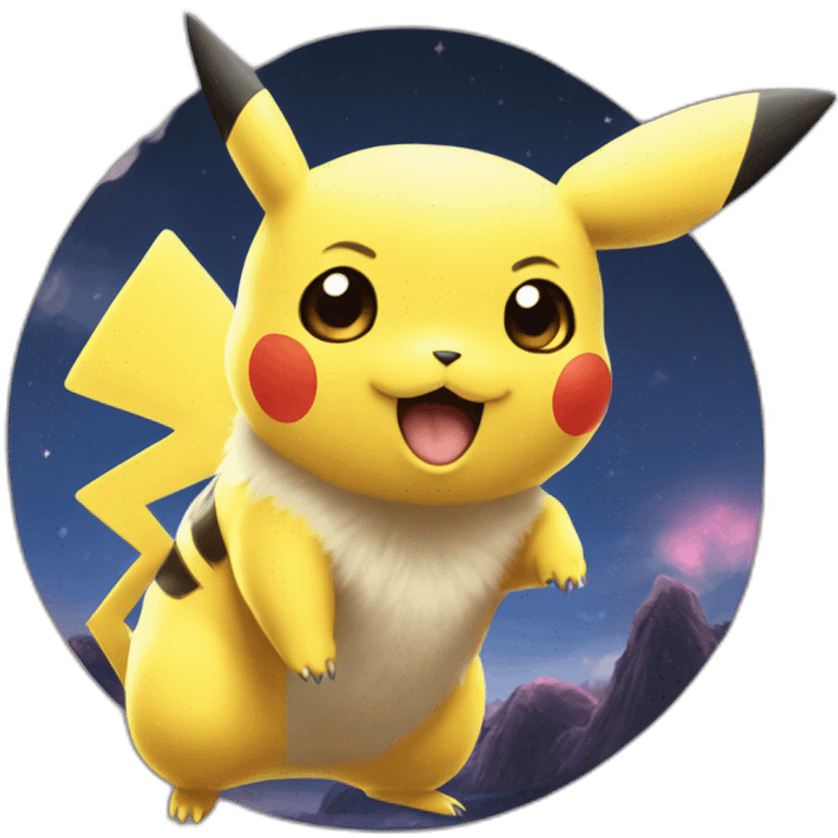 Pikachu sur surr emoji