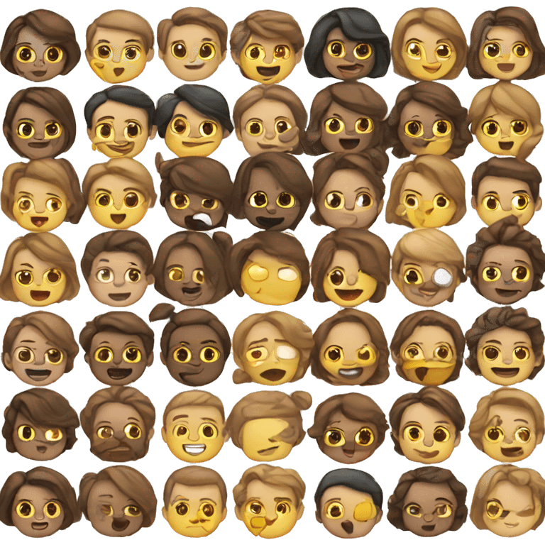 Kawaii emojis of normal emojis  emoji