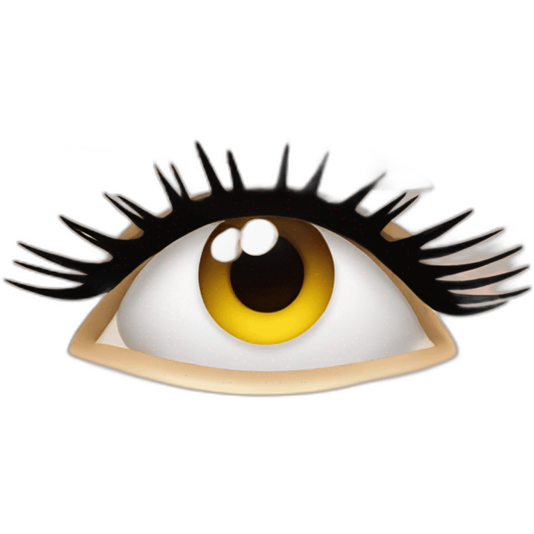 False eyelashes emoji