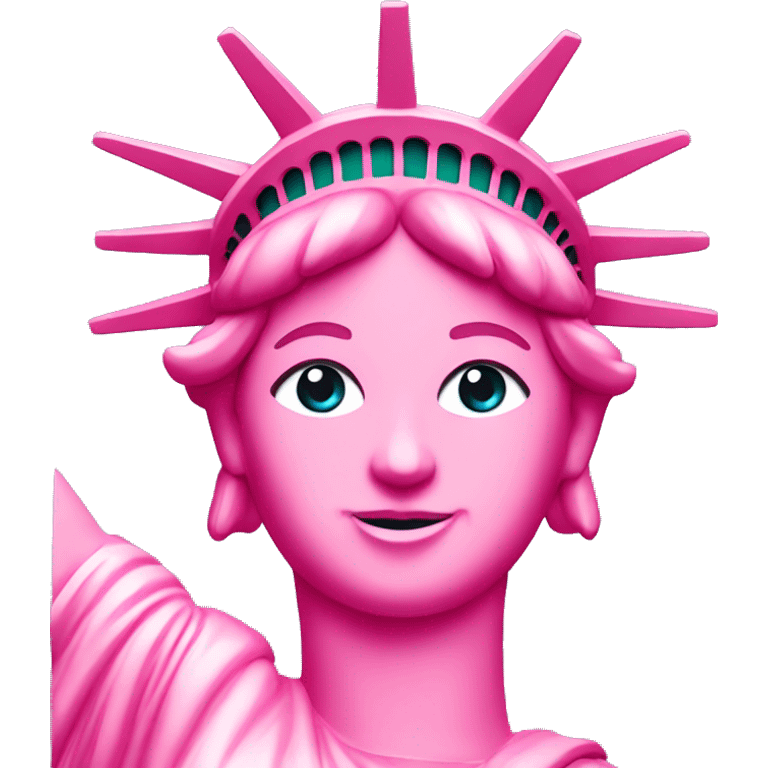 Pink Statue of Liberty  emoji