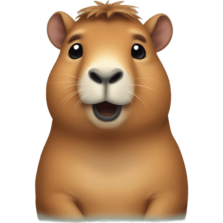 Cute capibara  emoji