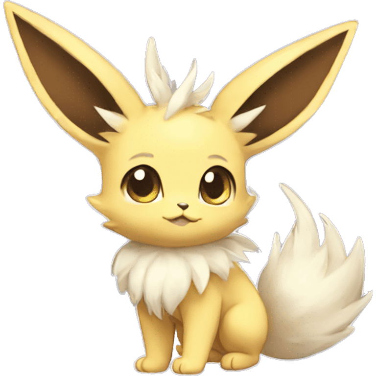 Kawaii Eeveelution-Cute-Pokémon-fusion full body emoji