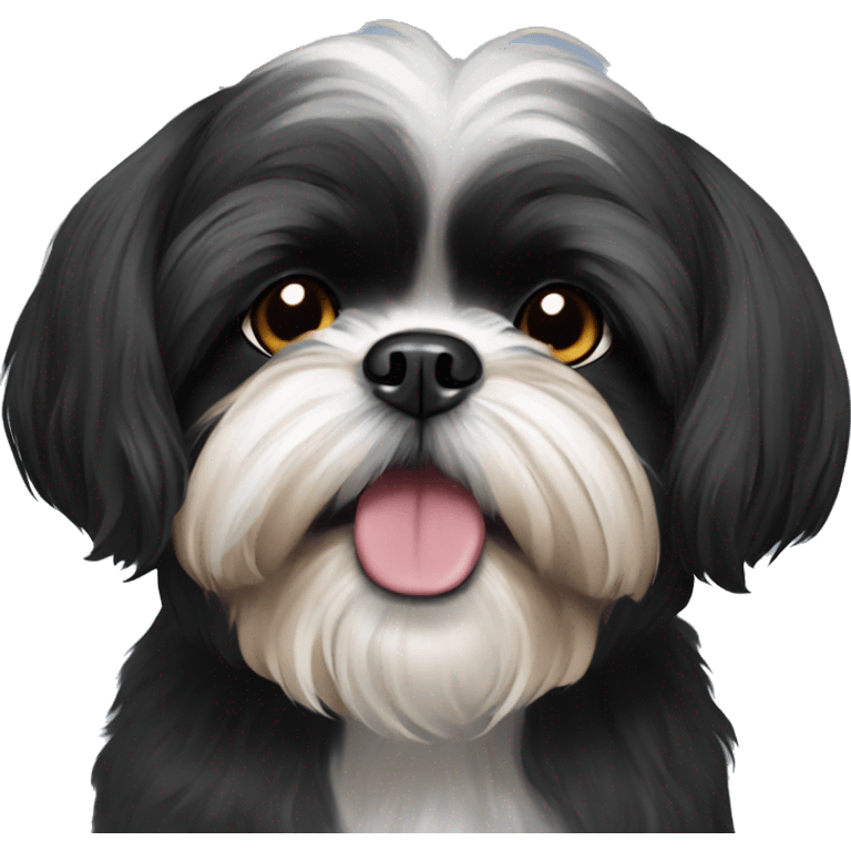 black shih tzu emoji