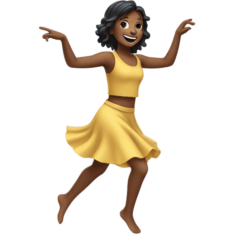 Girl dancing emoji