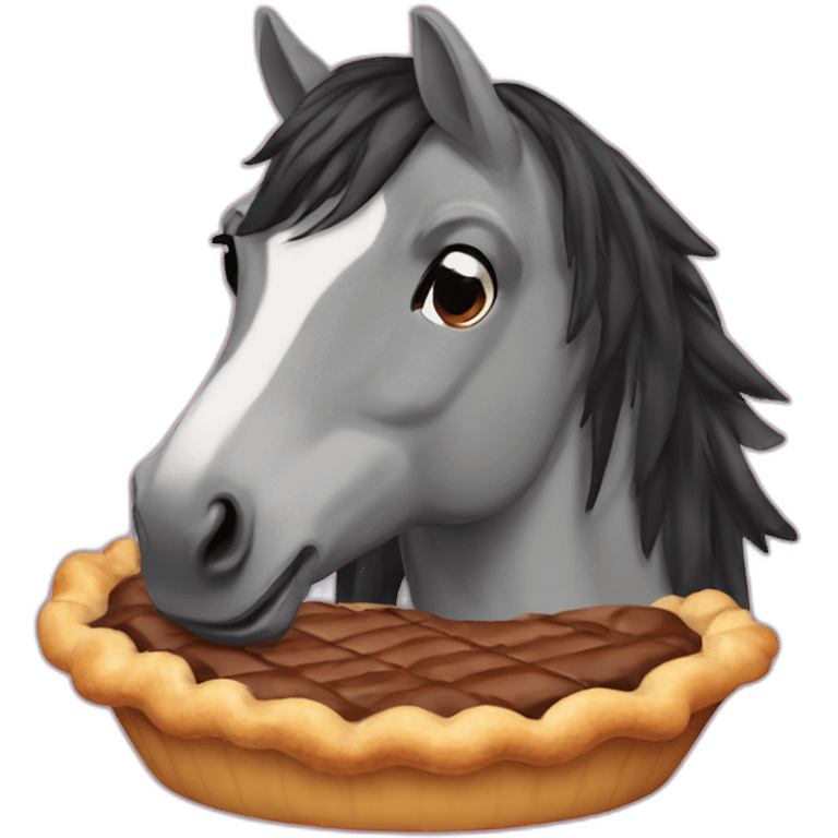 Horse pie emoji