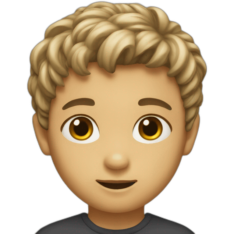 Un niño emoji