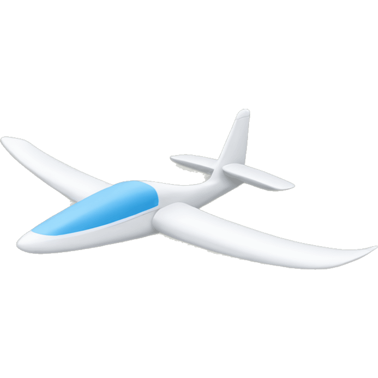 Soaring sailplane emoji