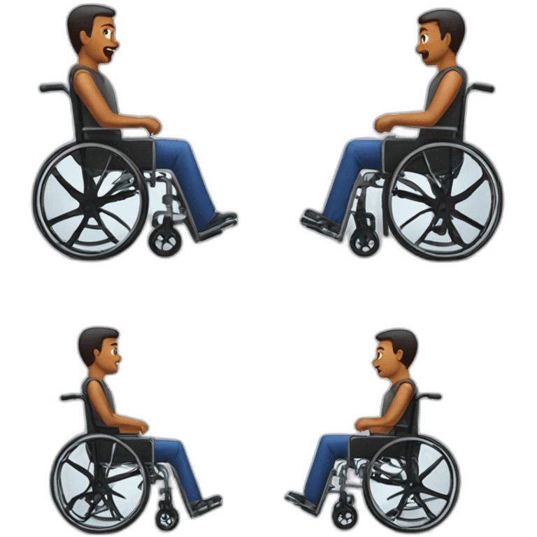 wheelchair man emoji