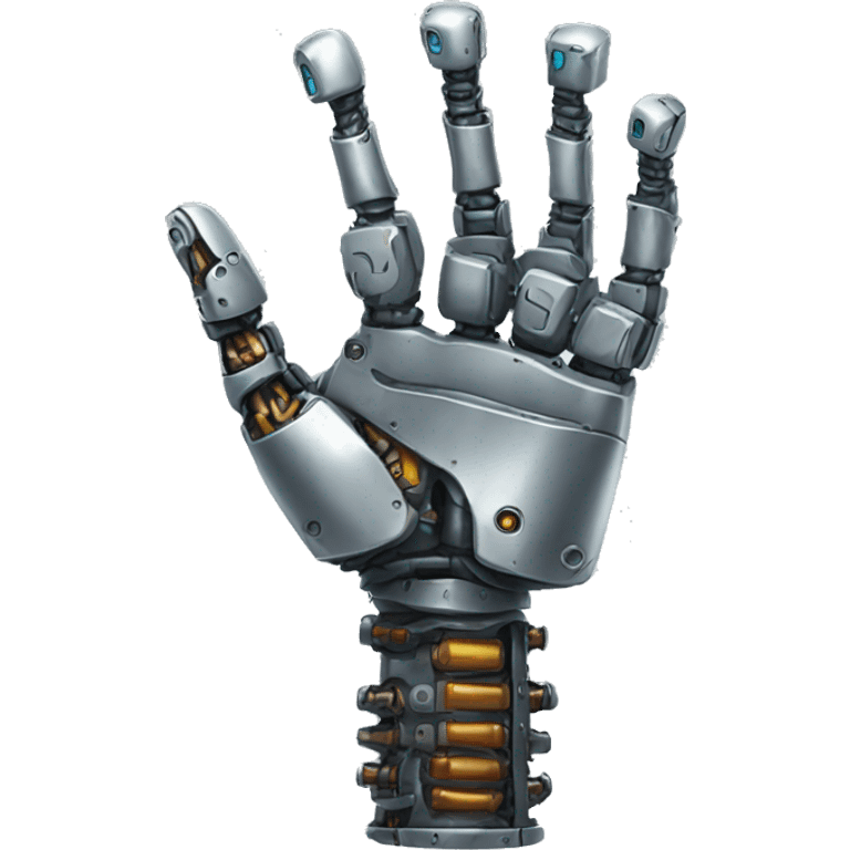 robot hand emoji