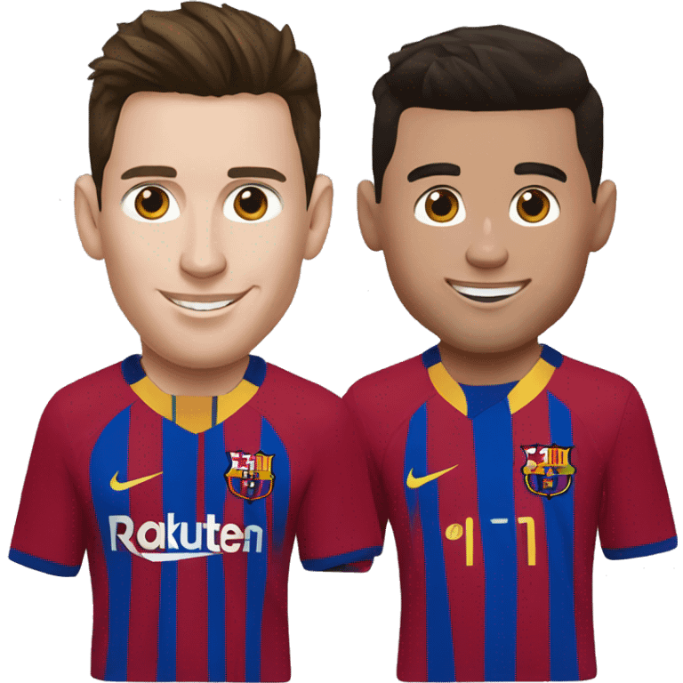 messi y cristiano ronaldo emoji