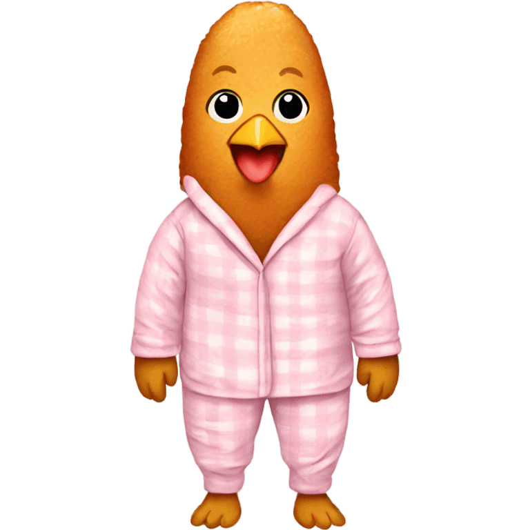 chicken nugget in pajamas emoji