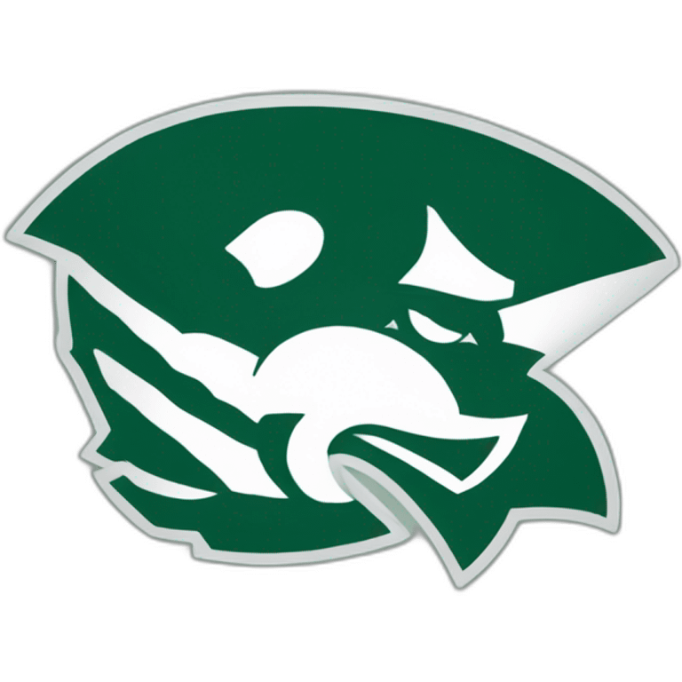 michigan state green S emoji